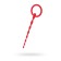 Urethral Plag Black & Red by Toyfa, Red color, 16 cm