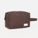 Lightning cosmetic bag, brown color