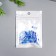 Glass beads 6/0-15/0 "Assorted blue" d = 1.5-4 mm, nr 10gr