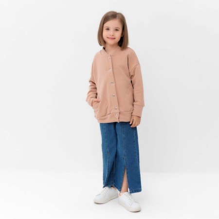 Bombber Children's minku beige color, height 122 cm-1