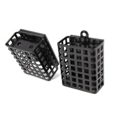 Feeding feeder Yaman rectangular 100 g, metal, removable plastic bottom, packaging 10 pcs.   10694