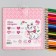 Colored pencils, 24 colors, hexagonal, cats aristocrats