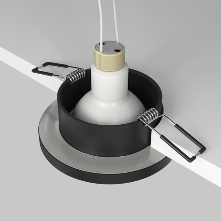 The built-in lamp Technical DL083-01-GU10-RD-B, 1x50W, 8.4x8.4x2.9 cm, GU10, black color black-6