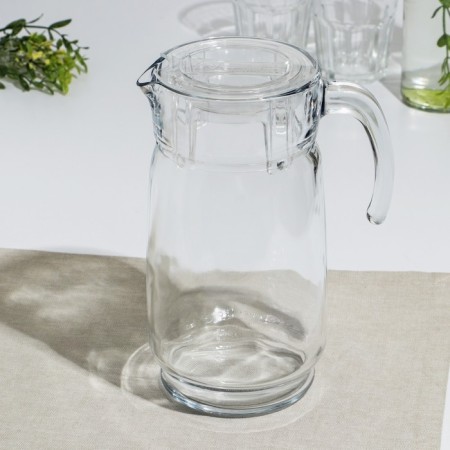 Glass Glass "Aquatic", 1650 ml, transparent acrylic cover-1