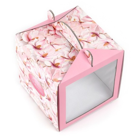 Confectionery box with a window, a chest, "the most tender", 20 x 20 x 20 cm-2