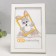 Photo frame Plastic "Watercolor" 10x15 cm, white