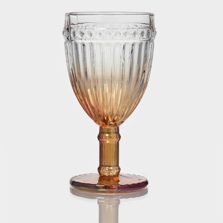 Set of glass glasses Magistro "Bosphorus", 250 ml, 2 pcs, color gradient Gold-1