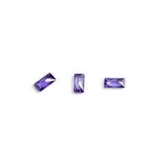 Crystals for volumetric inlay TNL Baget, No. 2, purple, 10 pcs