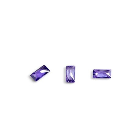 Crystals for volumetric inlay TNL Baget, No. 2, purple, 10 pcs