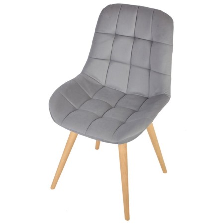 Dining stool Polini Home Verona SD, color light-gray-natural-1