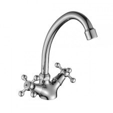 DecoroOM DR54028 kitchen mixer, two -wound, pour length 134 mm, chrome