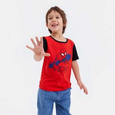 T-shirt Children's Marvel "Spider Man", height 98-104 (30), red/black color-3