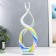 Interior glass souvenir "Vitk" under Murano glass 38x4x14 cm