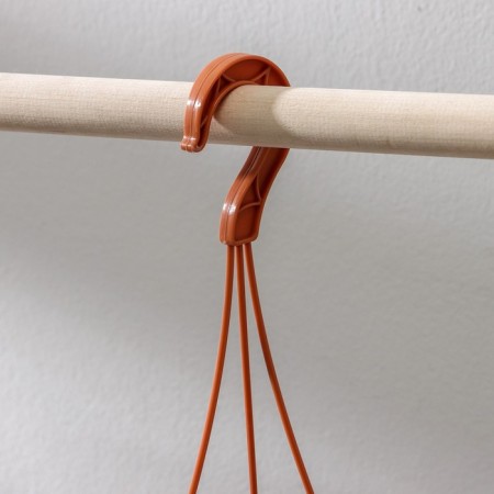 Street Kashpo for flowers suspended "Mirabel", 2.5 l, brown color-2
