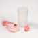 Shaker, 500 ml, series: Power, "Master K", 18.5 x 11 cm, pink
