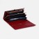 Women's wallet on magnets, burgundy color
