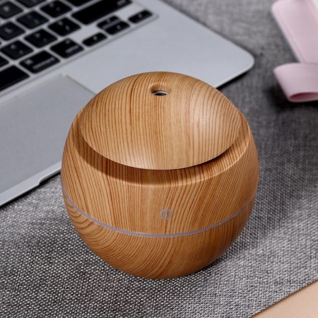HM-11 air humidifier, ultrasonic 200 ml, backlight., Light wood