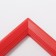 Photo frame plastic L-5 15x21 cm red (plastic screen)