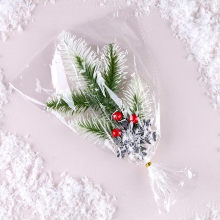 New Year's branch "Snowflake"-2