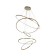 Suspension "Amia", size 40+60+80+100+120x500 cm, 175W, LED, 3000K