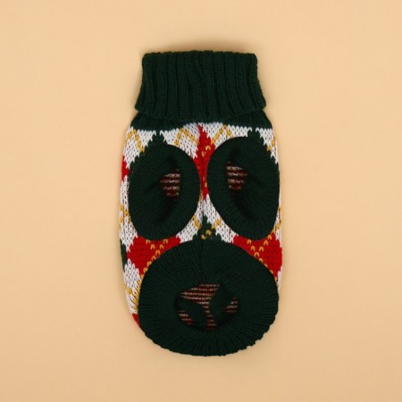 Sweater "Chess", XS (DS 17, Osh 17, OG 23-37 cm)-9