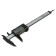 Electronic scrap standard, with a depthmer, plastic, 150 mm