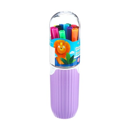 Flomasters 12 flowers in a plastic tube ventilated cap jungle-6