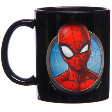 Homeleon mug, Spider-Man, Black 330ml-1