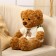 Soft toy "Bear", in a jacket, 50 cm, brown color