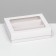 Box for Makarun, with a lodge, white 21 x 16.5 x 5.5 cm
