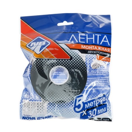 The adhesive tape of two -sided nova Bright, on a foamed basis, 30 mm x 5 m-3