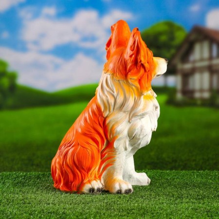 Garden figure "Dog Papillon" 40x28cm-1