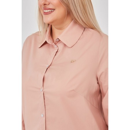 Female shirt, size 54, beige color-5