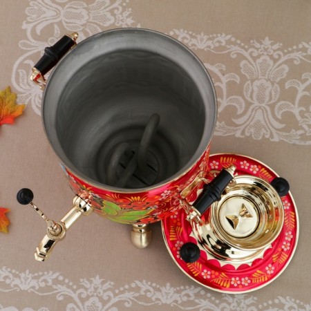 Samovar "Ryabina", bank, 3 l, electric-4