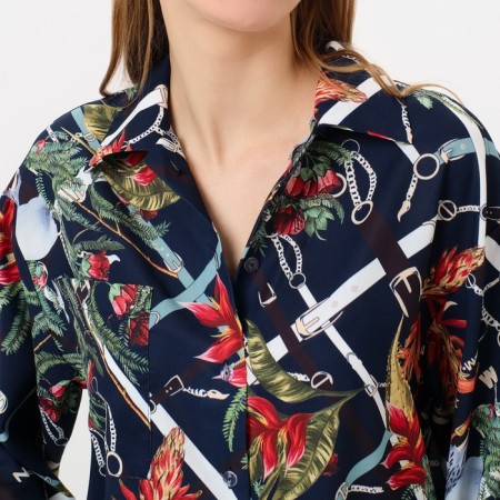 Female set (shirt, trousers) kaftan "belt" p. 40-42-7