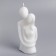 Figure candle in a gift box "Lovers", 12 cm, white