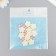 Decor for creativity wood "Flower and core" d-2 cm, set 10+10 pcs cream pink