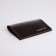Passport cover, dark brown color