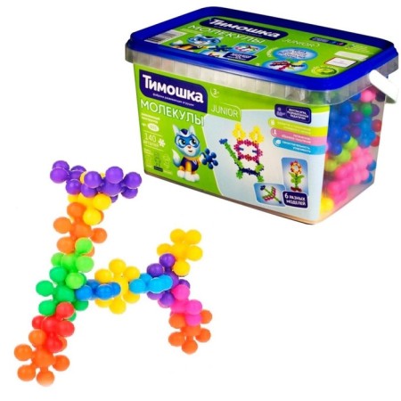 Designer "Molecules", 140 parts