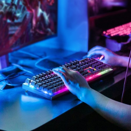 Keyboard set and mouse Hoco GM18, game, wired, membrane, 1000 dpi, black-8