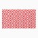 Towel 35x60cm zigzag 757-6p, red, waffle, 120 g/m, HL100%