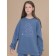 Sweatshirt for girls, height 128 cm, dark gray color
