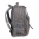 School backpack Bruno VisConti, 40 x 30 x 16 cm, ergonomic back, "hip-hop", dark gray