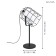 Bittams table lamp, 1x10W E27, black color