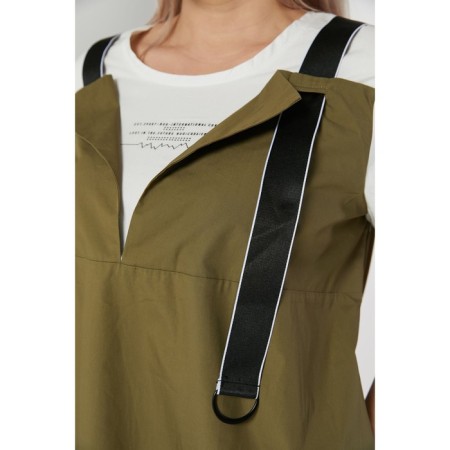 Women's dress, size 60, green color-5