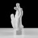 Gypsum figure vertical brush, 14 x 31.5 x 42 cm