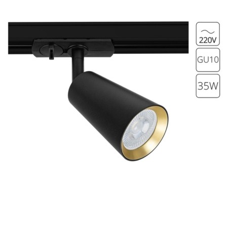 Crutal lamp Arte Lamp Cintura A2355PL-1BK, GU10, 35 W, 9.2 cm, black