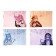 A4 button, 160 μm, Erichkrause "Manga Girls", translucent, glossy, mix