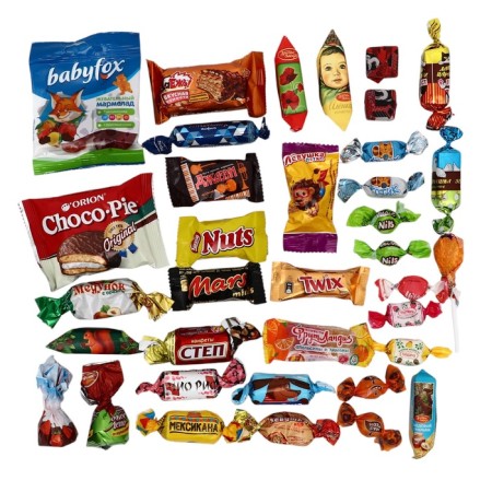 New Year. Gift set of sweets "Masha and the bear, 500 g-5
