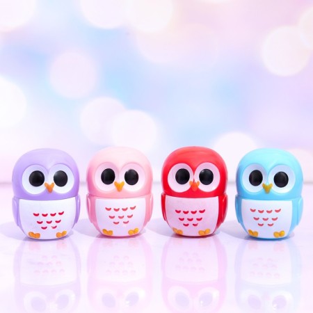 Lip balm "owl", mix of flowers and aromas